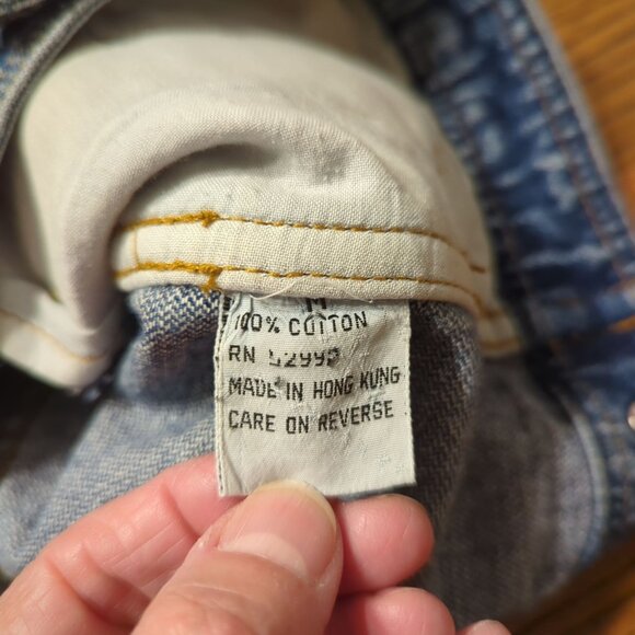 Vintage Jordache Denim Sleeveless Jacket‎ Vest Pockets Button Front 1980's - Picture 10 of 16